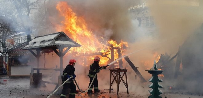 Подробности взрыва на рождественской ярмарке во Львове, двое людей в реанимации (ВИДЕО)
