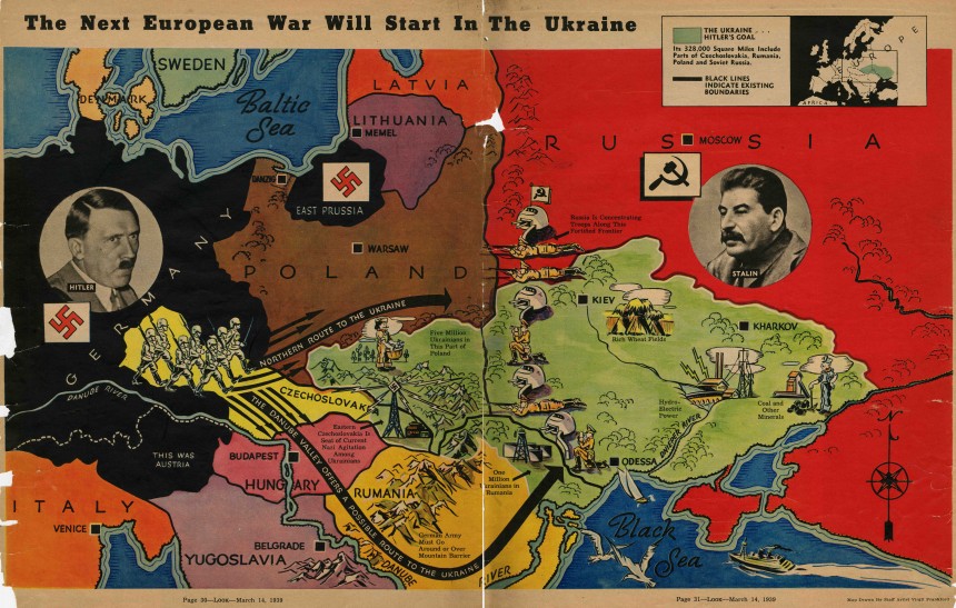 Журнал Look 1939 року: «Наступна європейська війна розпочнеться в Україні»