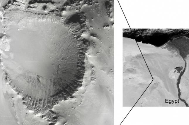 У Сахарі знайшли гігантський ударний кратер